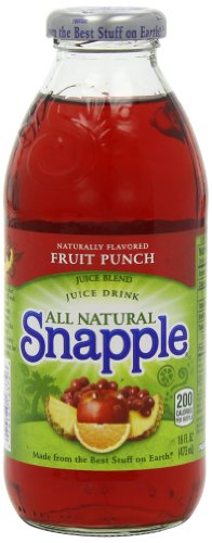 Snapple Fruit Punch Bottles 16 Fl Oz/473 Ml (Pack Of 6) #TOP7