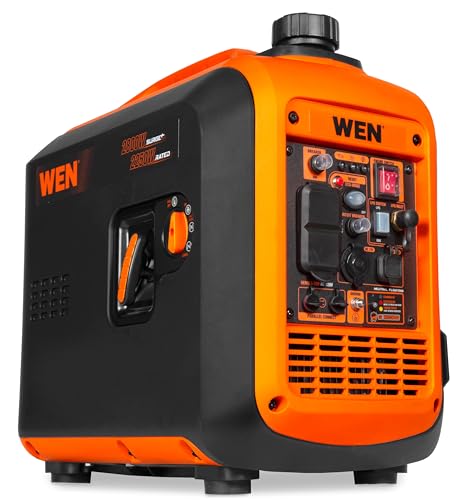 WEN 2800-Watt Dual Fuel Inverter Generator, Quiet,...