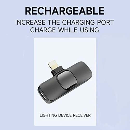 Milenbur - Professional Wireless Lavalier New Version 2022 Lapel Microphone For Iphone, Ipad, Omnidirectional Condenser Recording Microphone For Interview, Videodift, Vlog Youtube Mini Microphone #TOP7