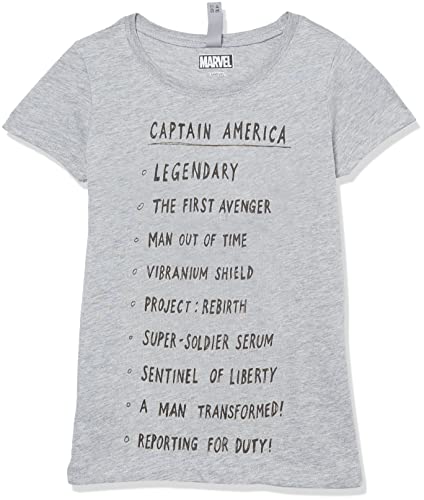 Marvel T-Shirt Fille parfait pour l'école et les sorties de week-end
