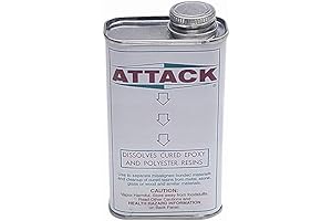 Attack Epoxy Resin Remover for Glue Adhesive, Powerful Liquid Solvent Cleaner