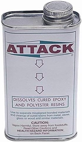 Attack Epoxy Resin Glue Remover Adhesive Disolves Cleaner Liquid Solvent Can