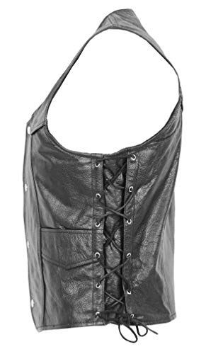 Divergent Retail Ollie Vintage Cowboy Leren Vest Zwart - Image 5