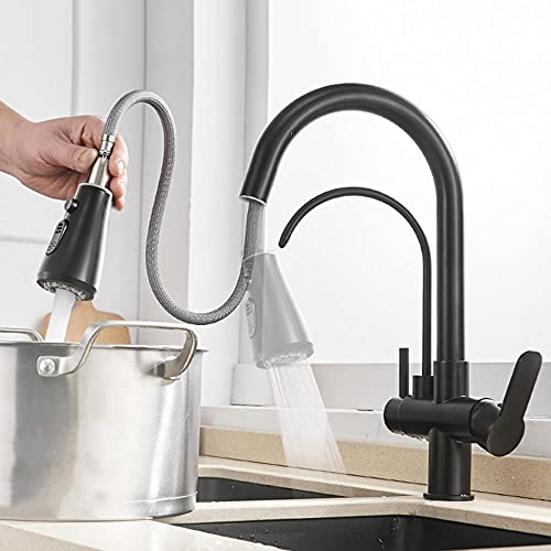Mitigeur cuisine 3 en 1 élimine les bouteilles avec eau pure