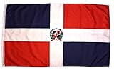 High Supply Dominican Republic Flag 3x5 Feet National Flag Bandera De Republica Dominicana Outdoor Flag w/Brass Grommets