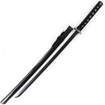 Amazon.co.jp: ブラックドラゴン模造ナイフブラックブレード湾曲した