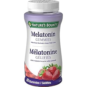 Nature’s Bounty Melatonin Supplement, Helps Reset Bodys Sleep-Wake Cycle, 2.5mg, 60 Gummies