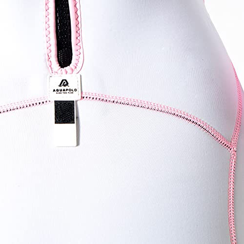 Wetsuit Women By Aqua Polo | Womens Wetsuit 3Mm Neoprene Full Wetsuit | Wet Suits For Women In Cold Water | Mystique (White, 12) #TOP6