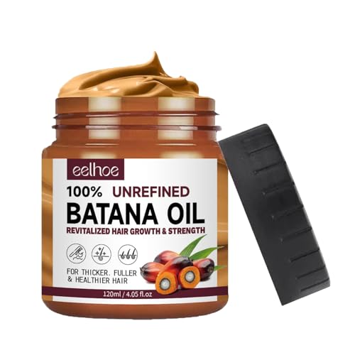 Batana Oil for Hair Growth and Nourishment, Natural Batana Oil for Hair Growth for Healthier Thicker Hair, Protect and Improve Hair Color, Prevent Hair Loss, Promotes Hair Strength -120g (1PC)
