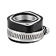 Ansaugstutzen Vergaser,KIMISS Motorrad Vergaser Ansaugkrümmer Achsmanschette Gummi Adapter für Motorrad VM24 28mm InnendurchmesserDirekte Passform