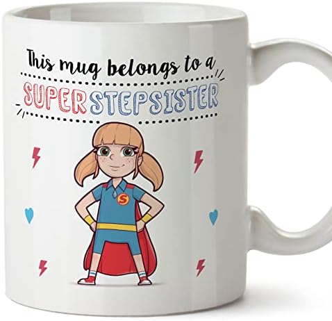 Mugffins Godfather Mug/Cup "Super Godfather"  Breakfast 11 oz Ceramic Mug Coffee Tea  Coffee Mug for Breakfast/Easter Gift Idea/Birthday Presents for Goduncles/Baptism Gift/Ceramic 11 oz