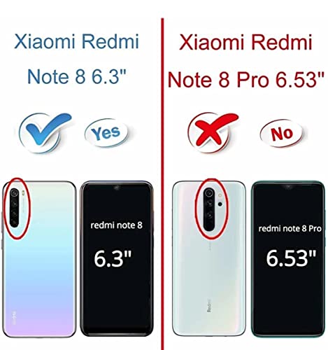 Image of Mobile Back Cover Case for Xiaomi Redmi Note 8 (Silicone Case|CameraProtection|Black SC1510)