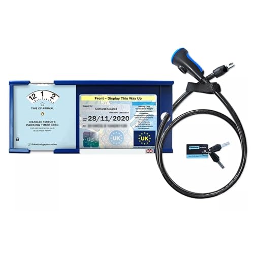 Blue Badge Protector (Double - Secures Blue Badge & Clock)
