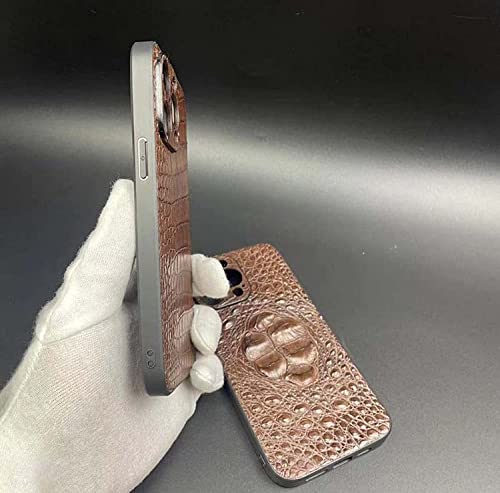 Coque iPhone 14 Pro Max marron chic pour le quotidien