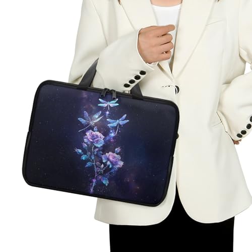 Laptop Bag Case Womens Mens Leather Briefcase with Handle Casual Computer Carrying Bag Cover 10 Inch- 17 Inch3