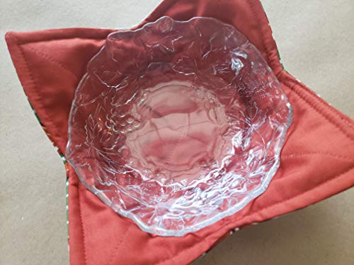 Football Microwave Bowl Cozy Stadium Field Reversible Microwave Potholder Football Bowl Holder Sports Kitchen Linens Pe Teacher Coach Tailgate Handmade Gifts Under 10 #TOP7