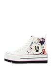 Desigual Desigual Damen Shoes_Sneaker Boot_MICKE 1000 White, 37 EU