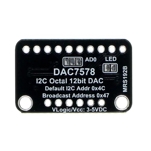 Módulo DAC7578 de 12 bits para excitación sensorial y control estable 6