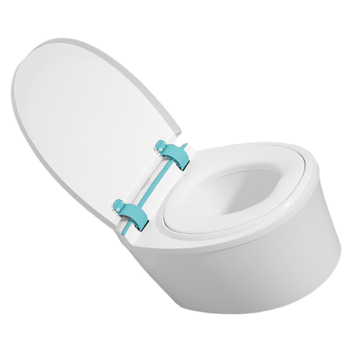 Training Potty Seat Potty Training Toilet for Boys with Blue Hard Cushion for Travel and Home Use Sturdy