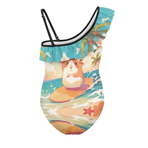 Forchrinse Axolotl One Piece Swimsuit Girls Ruffle Bathing Suit Cute Quickly Drying Sleeveless Swimwear for Summer Swim2