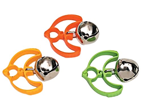 Rhythm Band School Children Kids Musical Instrument Multi Color Clip on Bell