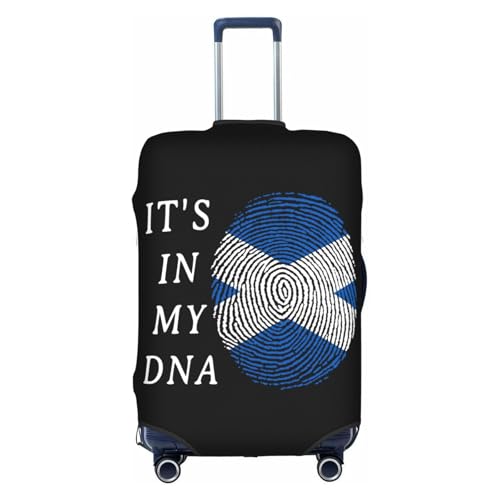 Travel Luggage Cover It'S In My Dna Scotland Scottish Flag Fashion Washable Baggage Suitcase Protector Fit For Luggage Small