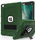 Rantice iPad 6th Generation Cases, iPad 5th Generation Case, iPad Air 2 Case, iPad 9.7 Case, Shockproof Rugged Drop Protection Cover Built with Kickstand for iPad 9.7'' A1893/A1954/A1822/A1823