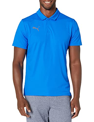 Puma Teamliga Sideline Polo Camisa, Electric Blue Lemonade White, Xs Para Hombre Puma Teamliga Sideline Polo Camisa, Electric Blue Lemonade White, Xs Para Hombre