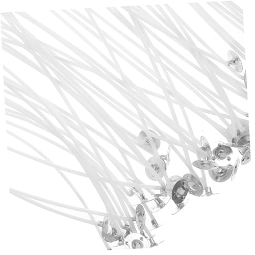 50 mechas largas de algodón para hacer velas DIY miniatura 4
