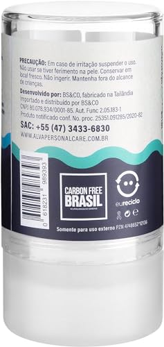 Alva Naturkosmetik Desodorante Stick Kristall Sensitive -120g, Incolor