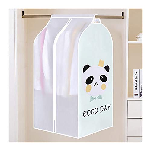 YMYP08 Dustproof Clothes Cover Suit Storage Bag Hanging Bag Clothing Dust Cover Thick Three-dimensional Dust Cover,2 Packs (Color : A, Size : 60 * 30 * 110cm)