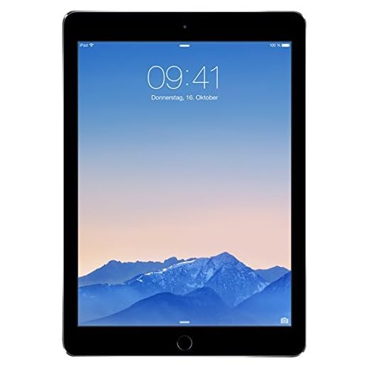 Apple iPad Air 2 128Go Wi-Fi + Cellular - Gris Sidéral - Débloqué (Reconditionné)