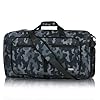 Fmeida 65L Duffle Bag with Shoes Compartment, Foldable Travel Duffel Bags for Men Women, Large Packable Travel Bag Water Repellent & Tear Resistant (BlackCamo)