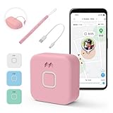 【公式】お知らせボタン付き！MIXI「みてねみまもりGPS」バッテリー2000ｍAh 子供向けGPS 日本PTA推薦商品 迷子防止の小型GPS ストラップ・充電ケーブル付き (ピンク（MG04）)