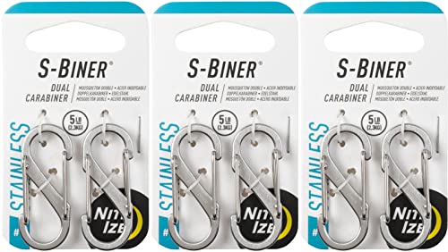 Nite Ize S-Biner 1 - 5 Lb Stainless Steel Card 2