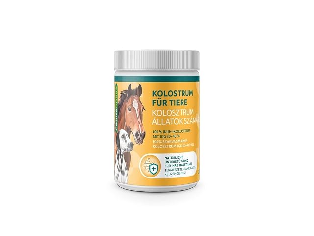 Calostro para animales, 200 g de polvo para piensos complementarios