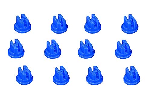 Pack of 12 - TeeJet Flat Spray Tips Blue 80° Polymer 0.3 GPM @ 40 PSI Farmer Bob's Parts TP8003VP
