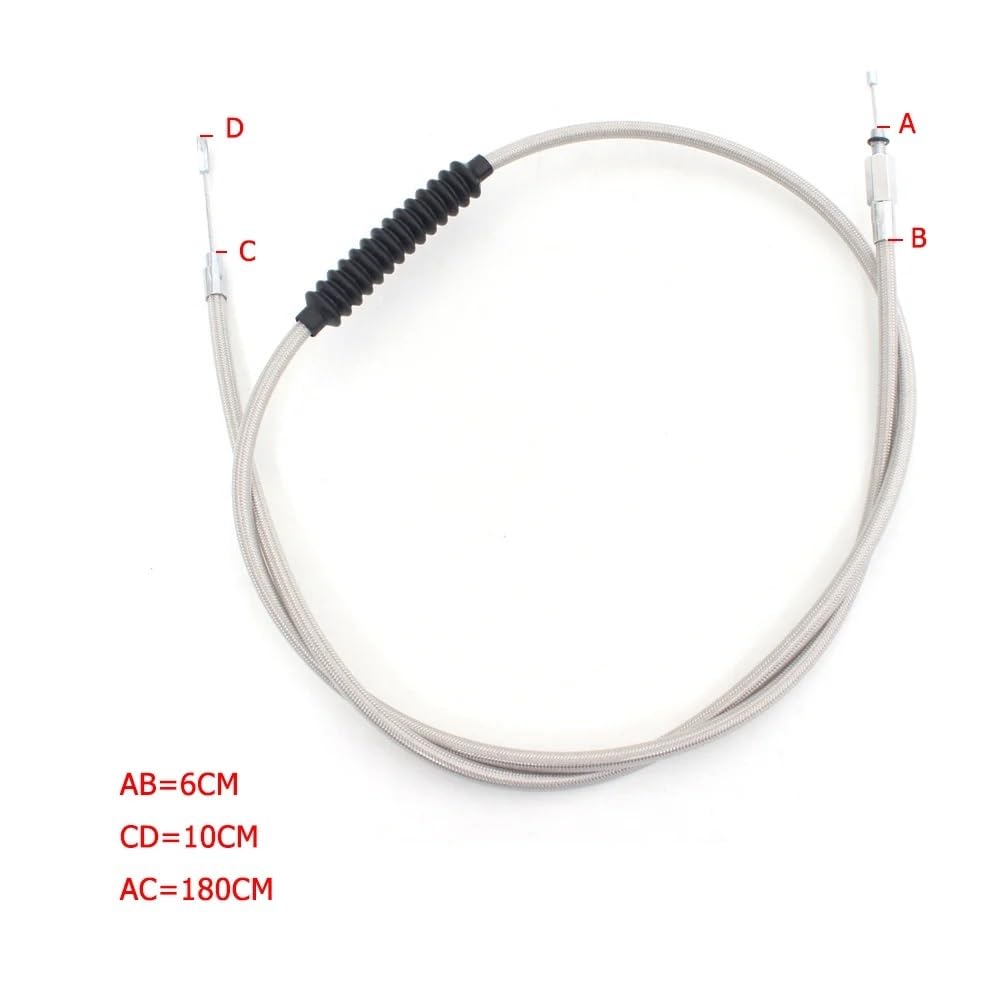 Cables de acelerador línea embrague 140cm-180cm para Sportster Iron XL 883 1200 H XL883R PLC para Dyna para Softail