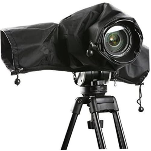 Funda para cámara réflex de material resistente con cubierta ajustable para polvo y lluvia 7