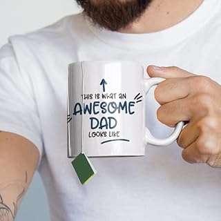 This Is What An Awesome Dad Mug Cup Personalised Ceramic 11oz Fathers Day Father Daddy Dad Dadda