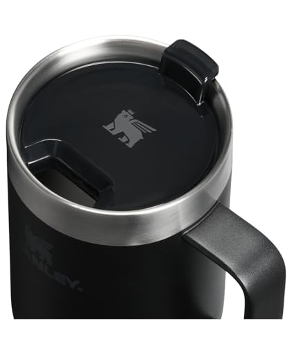 Image of STANLEY The Everyday Suburban Mug | 16 oz | Drink Through Lid | Cup for Coffee, Tea and Drinks | Insulated Stainless Steel Coffee Mug | BPA-Free | Black 2.0