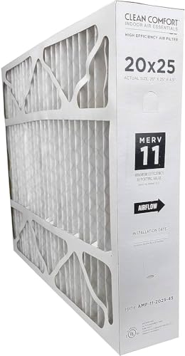 Clean Comfort AMP-11-2025-45-20 x 25 x 4.5 Media Air Filter MERV 11