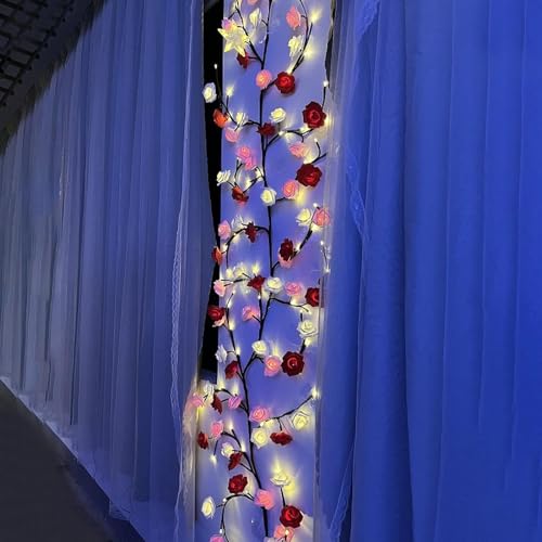 Fleurs pour chambre intérieures LED pour illuminer un mur sombre