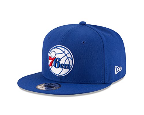 NBA Philadelphia 76Ers Adult Men NBA 9Fifty Team Color Basic Snapback Cap,OSFA,Royal