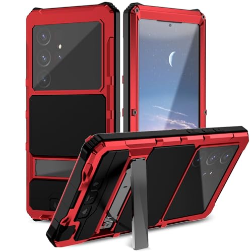 Coque Samsung S24 Ultra silicone et métal avec support intégré