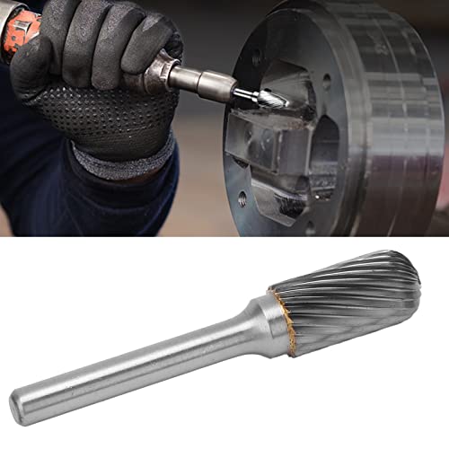 Fresa rotativa carburo tungsteno, corte simple, 1 pieza miniatura 7