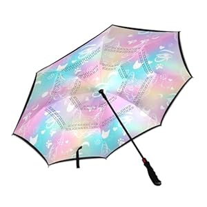 ISAOA Parasol Golfowy Odwrócony Anty-UV 108 cm