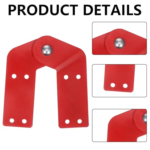 Leiterscharnier, Scharniere Fischgrät Leiter Spurstange Rote Stufenleiterteile Leiterscharniere Aus Aluminiumlegierung für Einzel-Oder Doppelteleskopleiter Und Technikleiter Geeignet