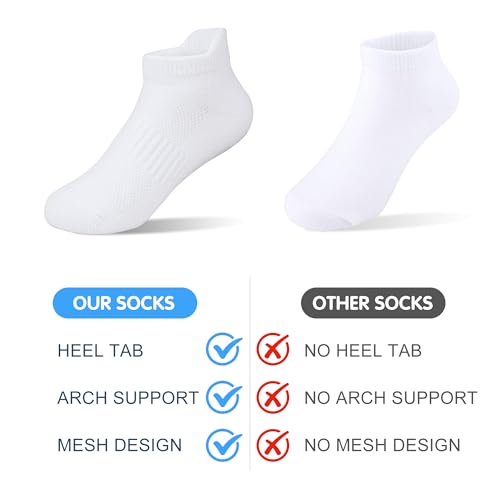 Boys Girls Ankle Socks: 9 Pairs Cotton Athletic Socks for Kids3