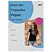 PPD Inkjet Iron-On Dark T Shirt Transfers Paper LTR 8.5x11" Pack of 5 Sheets (PPD-4-5)